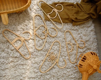 Baby hangers / baby rattan hangers