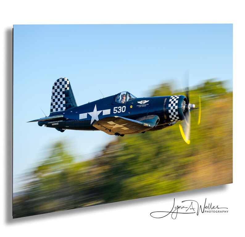 F4U Corsair Airplane Photo Print: Warbird Aviation Art - Etsy