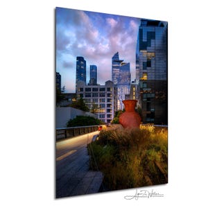 The Highline Sunset Photo Print: New York City Fine Art on Canvas, Acrylic, Metal