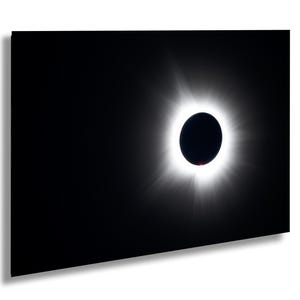2024 Solar Eclipse Full Totality With Flares Fine Art Print on Canvas / Acrylic / Metal / Photography