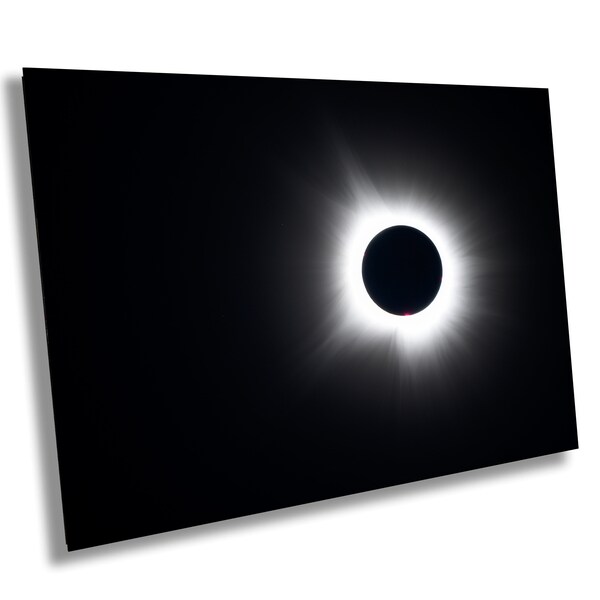Solar Eclipse Full Totality With Flares Fine Art Print / Canvas / Acrylic / Metal / Photography
