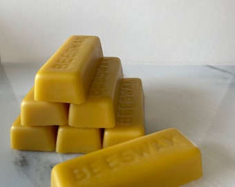 100% pure beeswax bars