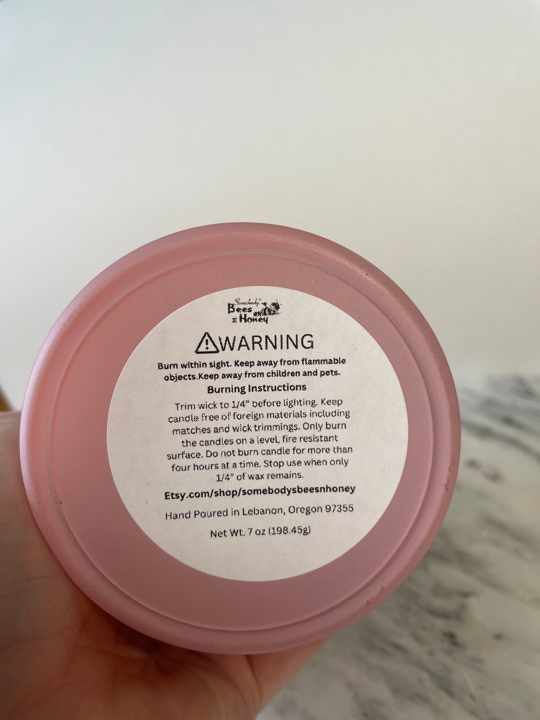 Pure Beeswax Candle in 10oz Glass Jar Air Purification Etsy