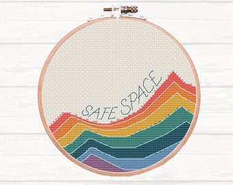 Safe Space - Digital Cross Stitch Pattern