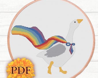Captain Safe Space - Digital Cross Stitch Pattern