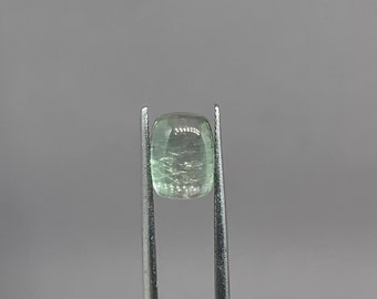 Bi-Colour Tourmaline 3.25CT Rectangle Smooth Cabochon - For Jewellery Making or Unique Gift Idea - Free Shipping