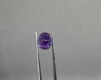 Amethyst 2.95CT Round Smooth Cabochon - For Jewellery Making or Unique Gift Idea - Free Shipping