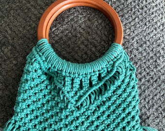 Borsa in macramè