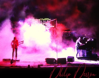 Rush Band Concert Photo Print | Geddy Lee, Neil Peart, Alex Lifeson (Digital Download)