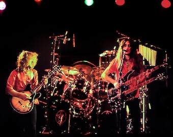 Rush Band Concert Photo, Geddy Lee, Neil Peart, Alex Lifeson (Digital Download)