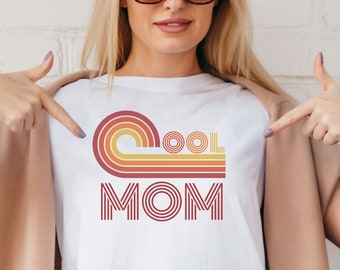 Cool Mom Retro Shirt, Mom Shirt, 80s Style Retro Shirt For Mom, Cool Mom Shirt, Gift For Mom, Mothers Day Gift, Trendy Mom Shirt, Mom Gift
