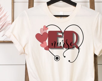 ER Nurse Shirt, Emergency Nurse Shirt, RN Nurse Shirt, Gift for Nurse, Gift For Him, Gift for Her, RN Gift, Nursing Grad Gift, Nursing Shirt