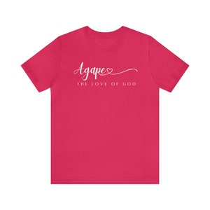 AGAPE the love of God Tee 8 colors