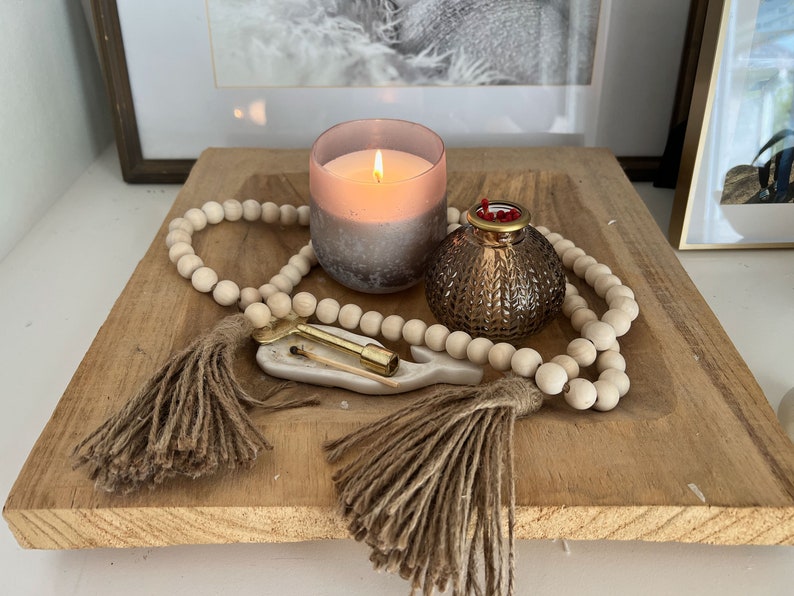 Glass Match Holder and Striker Etsy