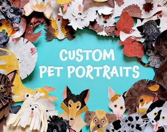 Custom Paper Pet Portraits