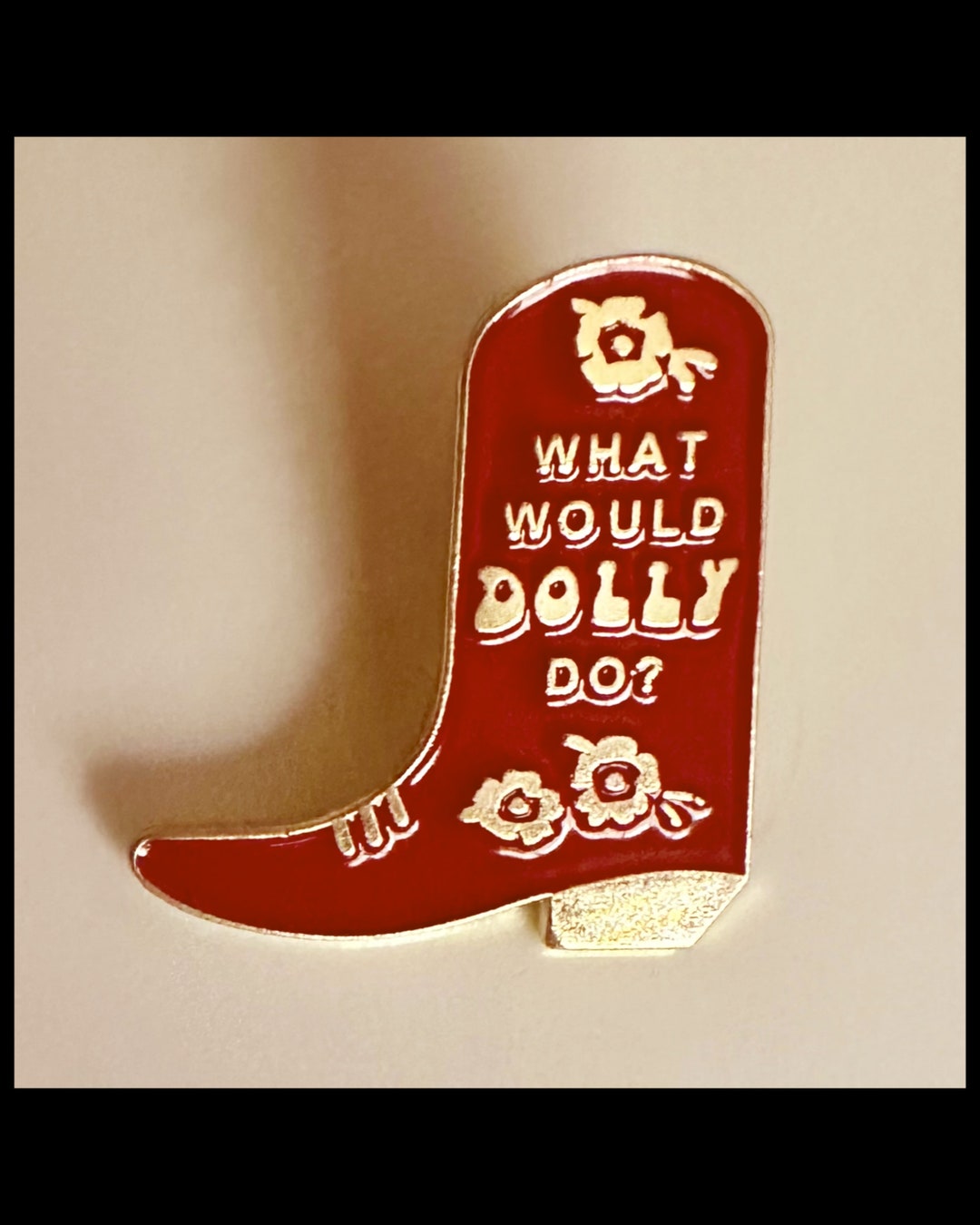 What Would Dolly Parton Do Enamel Pin Etsy