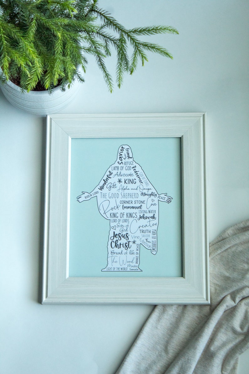 Names of Christ | Wall Art | Digital Download | Christian Print | LDS ...