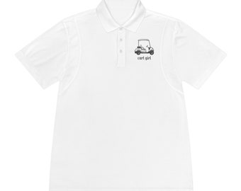 Cart Girl Golf Shirt / Mädchen die Golf spielen / Heiße Mädchen mögen Golf / Golf Shirt / Frauen Golf Shirt / Golf Polo / Cart Girl / Hier um den Wagen zu fahren