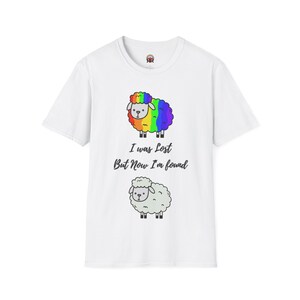 I was lost but now Im found Rainbow Sheep
