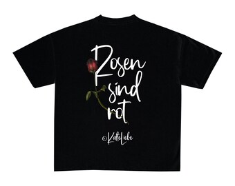Cold Love Tee | ROSES ARE RED | Short Sleeve T-Shirt | Organic Oversize Shirt | Techno Shirt | Rave | Festival