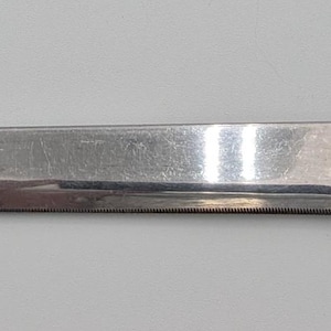 Vintage c. 1950s/1960s | Stanhome Stainless | Serrated Carving Knife with Bakelite Handle | Mid-Century Modern (MCM) / Atomic Era Kitchen