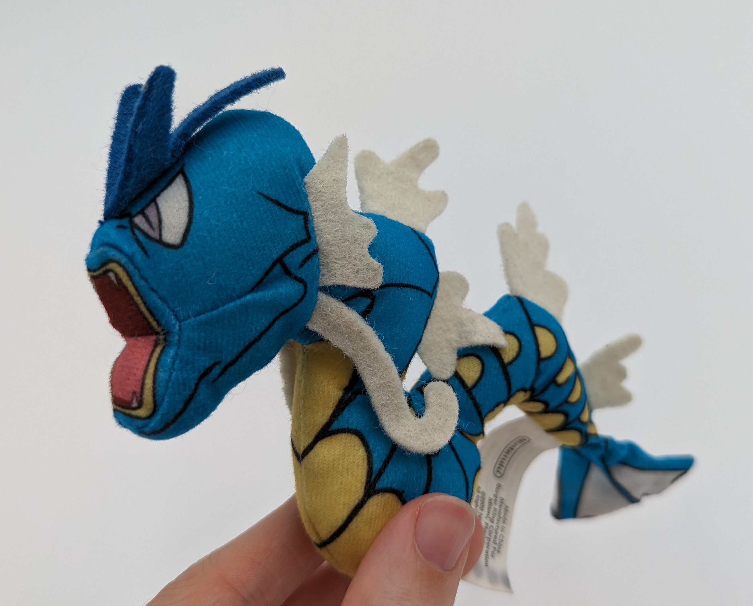 Vintage 2000s Burger King Pokemon Gyarados Plushie Plush Toy Stuffed Animal Stuffed Figure Bean Bag Doll 6 Long Etsy