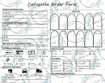 Cakesicle Bestellschein