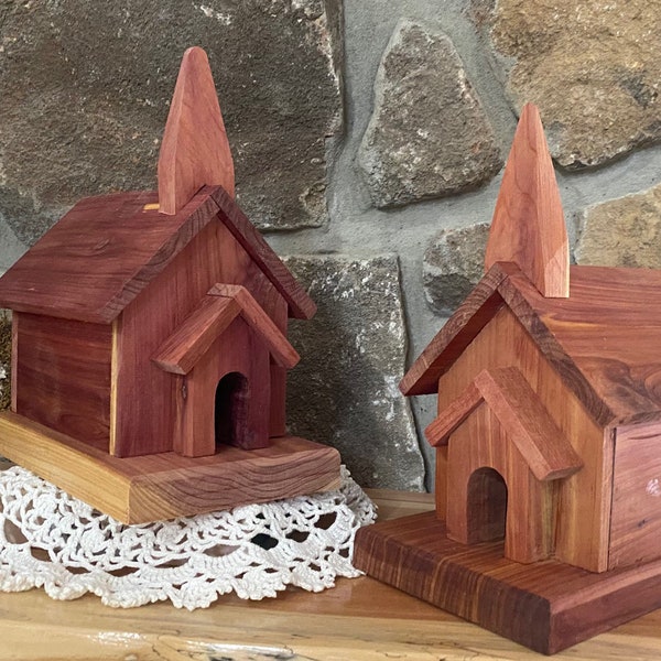 Wooden Church Music Boxes