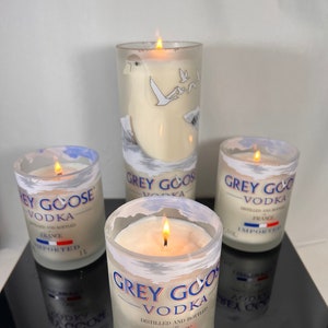 Grey Goose Candle Vodka Soy Wax Handgemaakte Liquor Bottle Home of Bar Decor **GRATIS SCHIP** Moederdag Cadeau