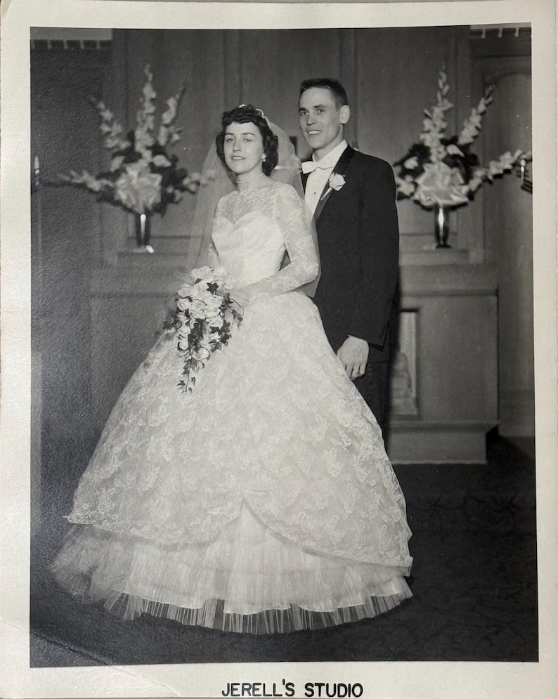 Vintage 1950s Cinderella Ballgown Wedding Dress | Layered Tulle Skirt | Fairytale Bridal Gown | Professionally Restored image 17