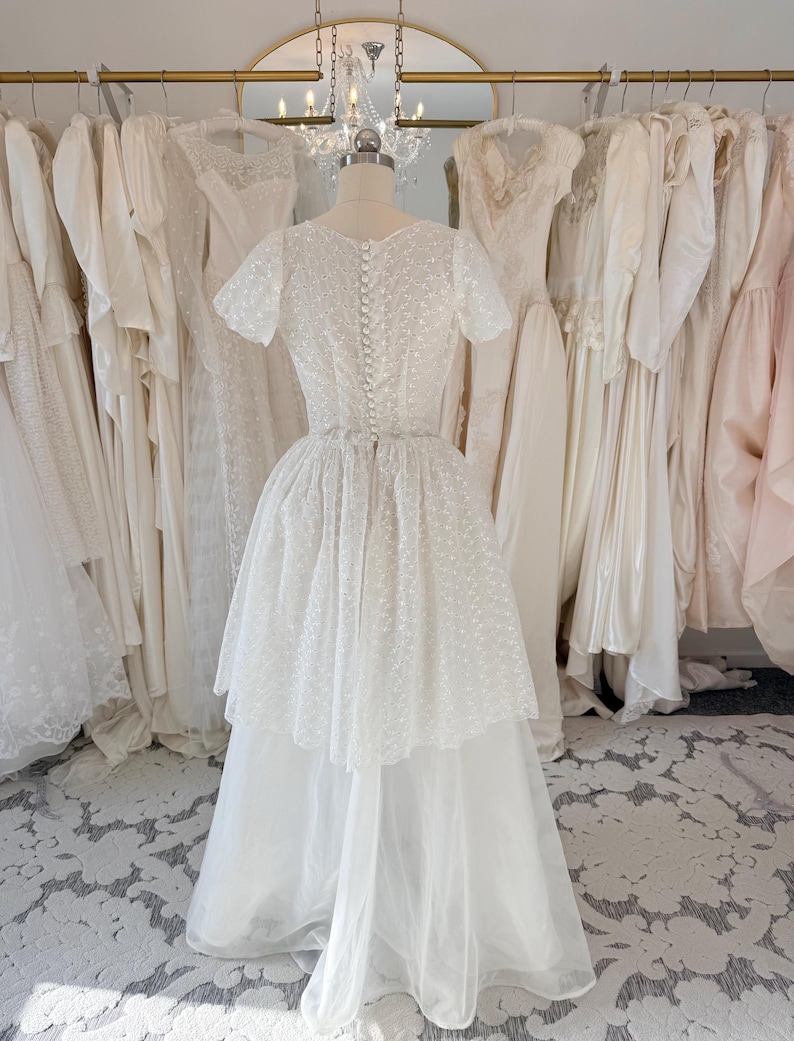 1950s-vintage-eyelet-lace-wedding-dress-with-pannier-hips-etsy