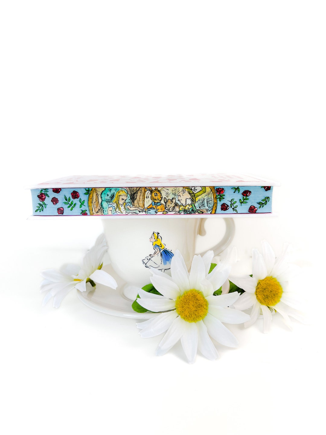 Bookedge Painting Alice in Wonderland / Alices Adventures in Etsy