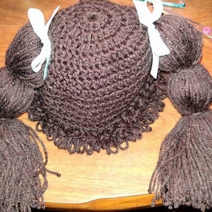 Crochet Cabbage Patch Hat