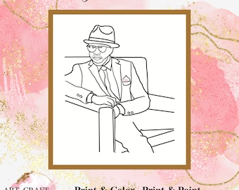 Festa di vernice fai-da-te, Sorseggia e dipingi, Festa di pittura per adulti, Festa di pittura e sorseggia, Tela pre-disegnata, Modello di festa di pittura, "Mister"
