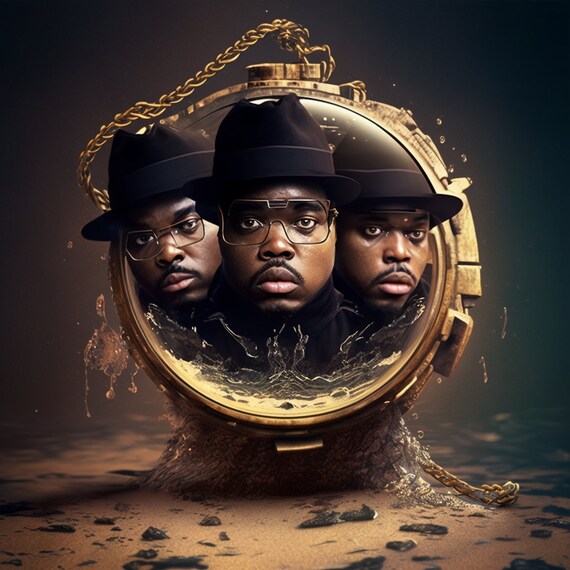 Run DMC Its Tricky to Rock a Rhyme - Etsy
