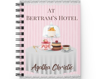 Agatha Christie Spiralblock ""At Bertram's Hotel""."