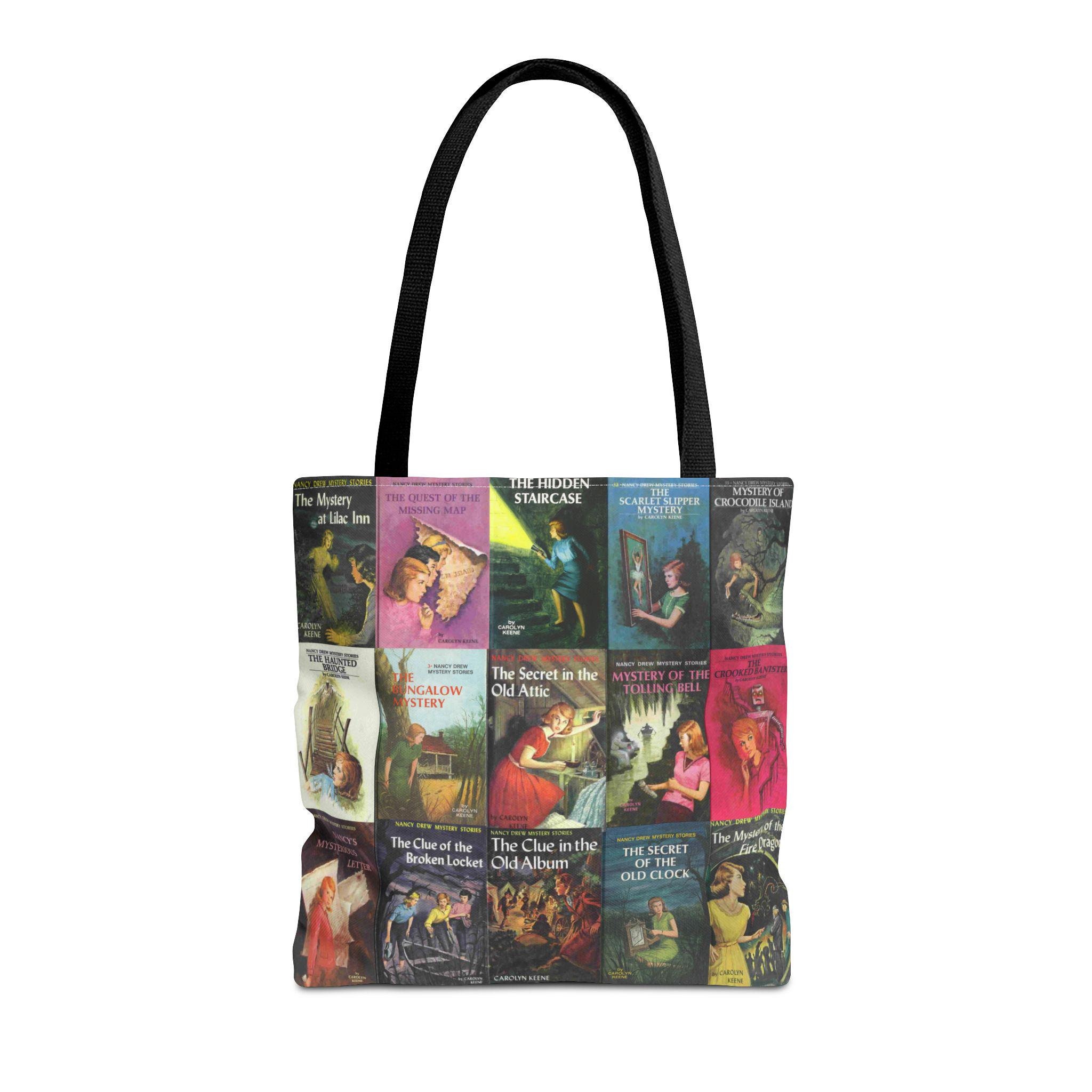 Nancy Drew Book Cover Tote Bag, Nancy Drew Book Tote, Nancy Drew Bag, Nancy Drew Book, Nancy Drew