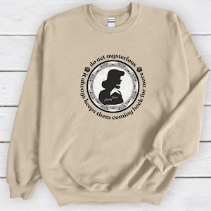 Nancy Drew Citação Literária Moletom Detetive Crewneck, Mistério Nancy Drew, Mistério Nancy Drew Citação de Livro, Presente Nancy Drew