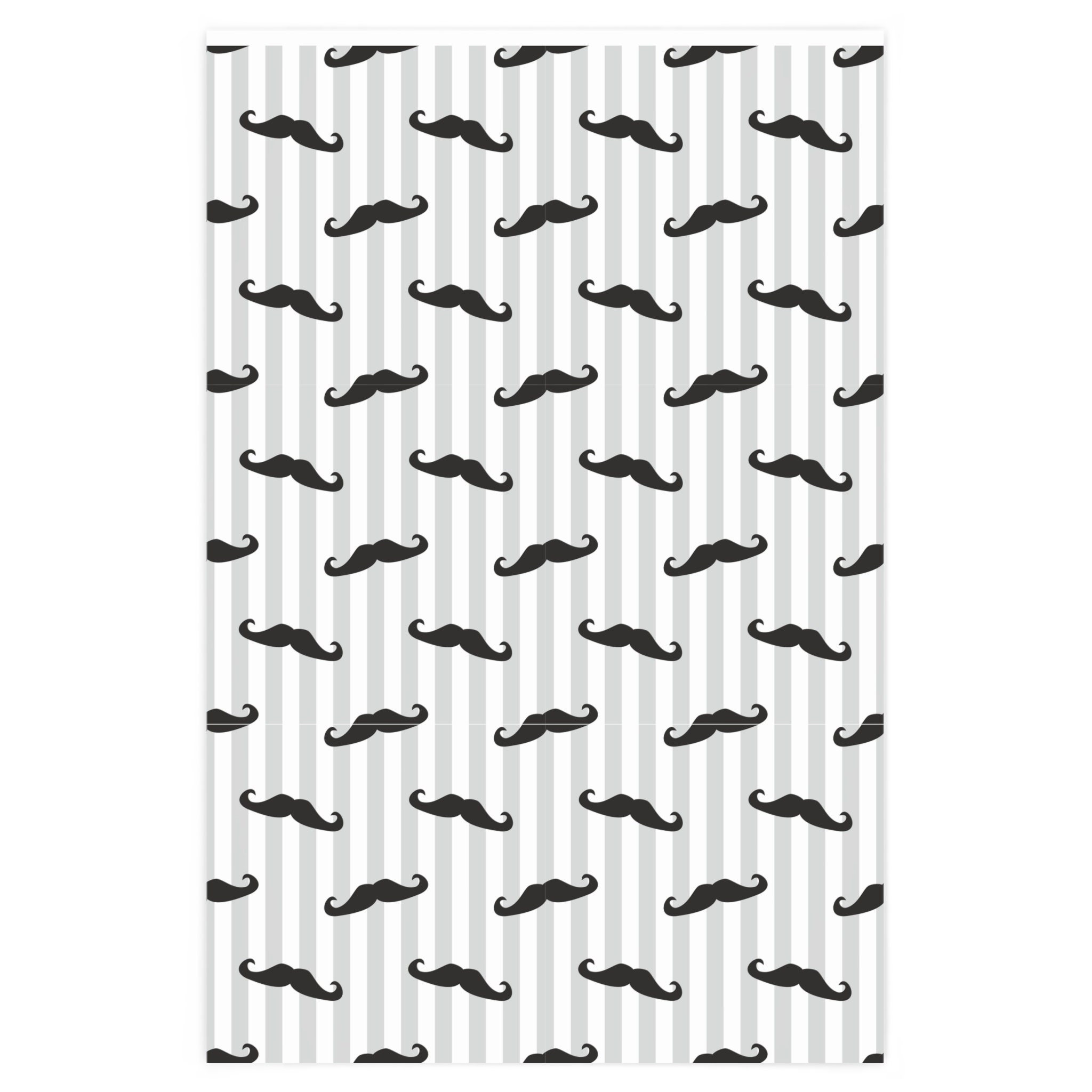 Mustache Design Wrapping Paper Mustache Design Gift Wrap - Etsy