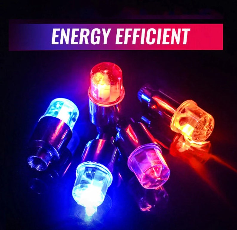 Car Wheel Tire Valve Cap LED Lights Etsy