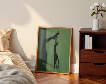 Lingerie Wall Art Print, Sensual Feminine Decor
