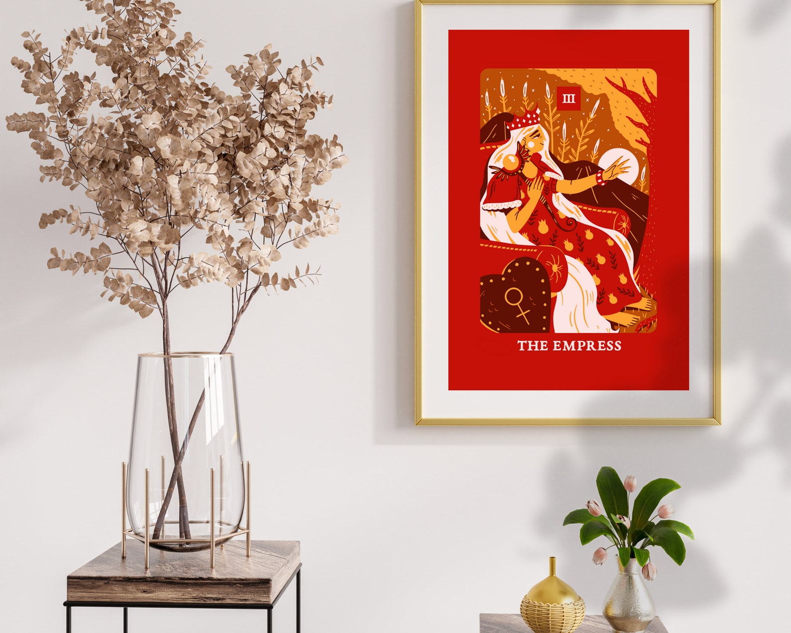 Wall Art Set of 6 Tarot Card Print Set Digital Download - Etsy