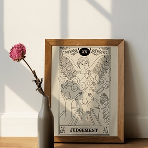 Wall Art Set of 6~ Tarot Card Print Set~ Digital Download ~wall Decor ...