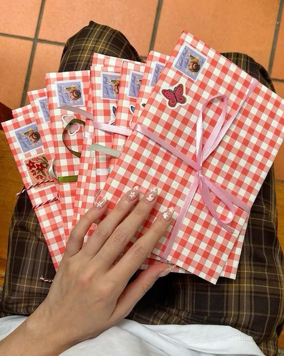 Snail Mail Club, Monthly Art Mail Club, bookmark, calendar, envelope