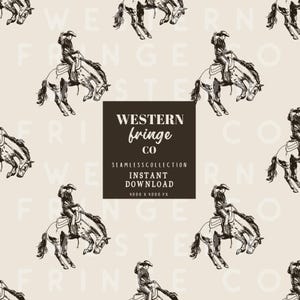 Cowboy Seamless Pattern Design, Western Seamless Pattern Design, Trendy Western Seamless Design, Cowboy Print Pattern Png, Digital Download