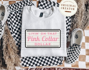 Pink Collar Sublimation Design, Western Cowboy Graphic Design, Country Rodeo Svg, Trendy Western Style Graphics, Cowboy Design Png