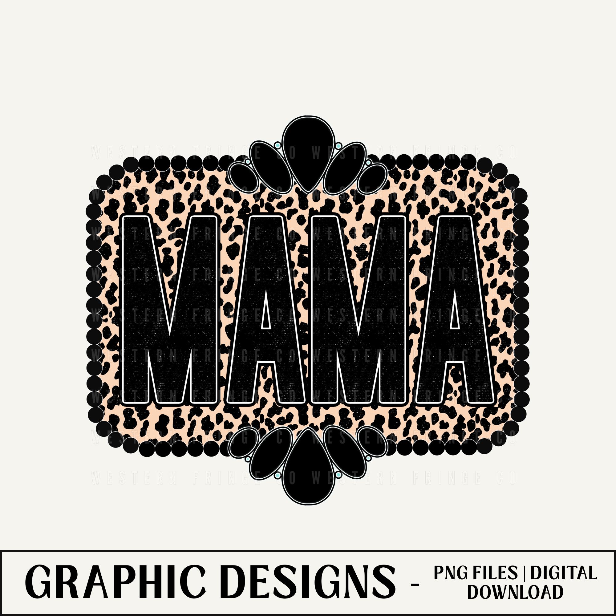 Western Cheetah Mama Png Design, Retro Mom Graphic Shirt Design ...