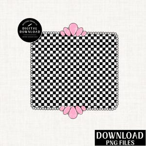 Western Style Frame Png, Retro Checkered Print Designs, Png Frame Designs, Western Gem Frame Designs, Country Sublimation Designs