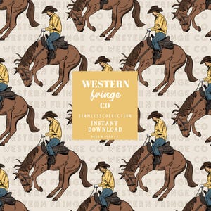 Western Pattern Png, Country Cowboy Seamless Patterns, Trendy Seamless Patterns, Western Print Patterns, Rodeo Style Pattern,Digital Pattern