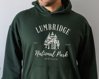 Lumbridge National Park Hoodie, Minimalist Runescape Pullover, OSRS Hoodie Gildan 18500, Old School Runescape Niche T-shirt MMORPG RS3 Shirt